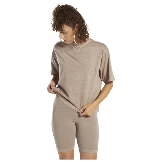 Reebok Γυναικεία κοντομάνικη μπλούζα Natural Dye Boxy Reebok Γυναικεία κοντομάνικη μπλούζα Natural Dye Boxy